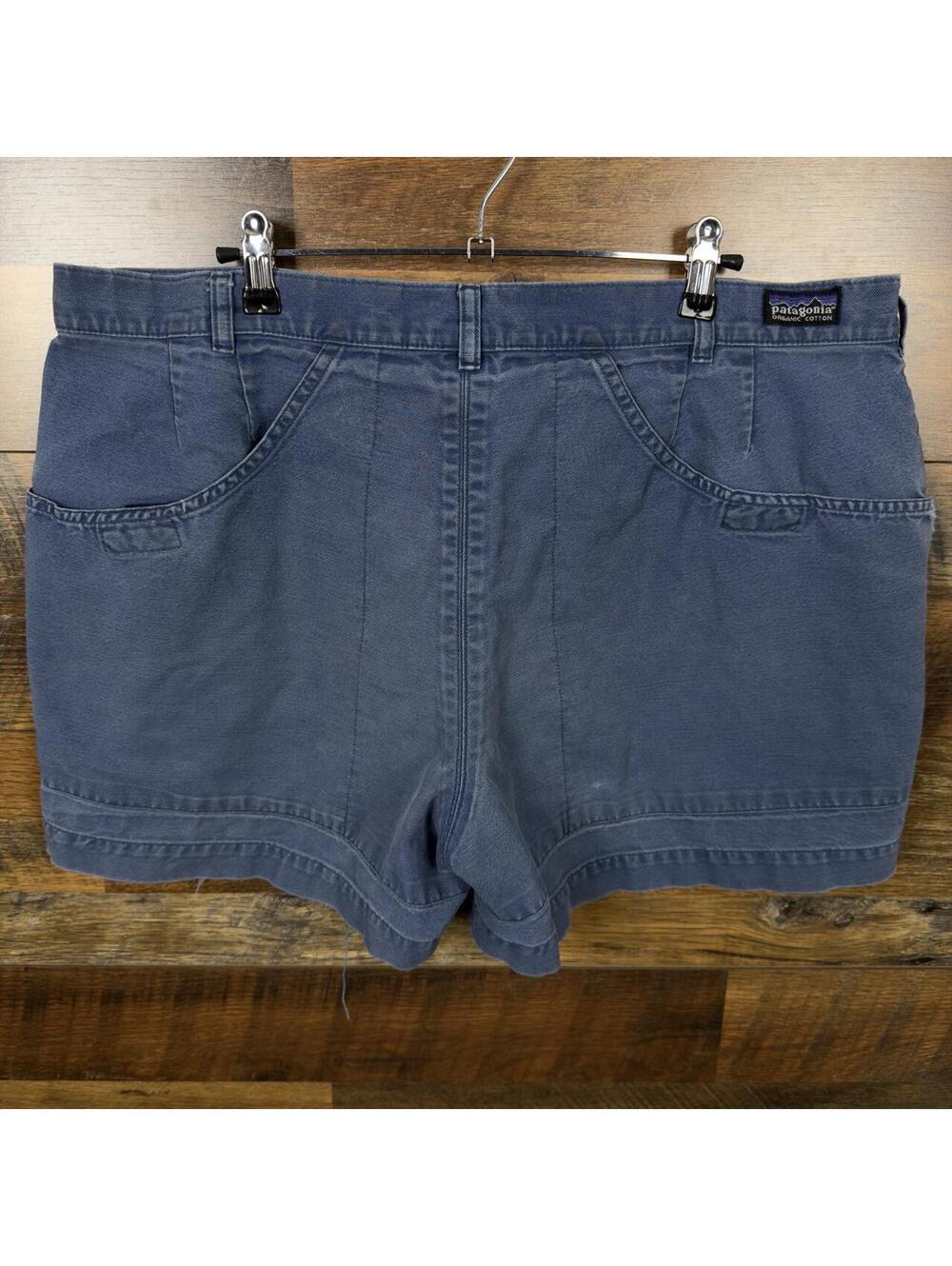 Vintage Patagonia Faded Blue Shorts Mens 38 Distressed Outdoor Hiking